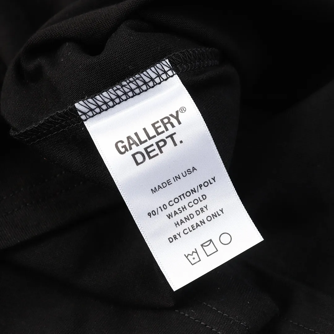 GALLERY.DEPT Summer new short-sleeved style No.: D3137#P106 Color: Black Red White Size: S M L XL